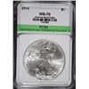 Image 1 : 2014 AMERICAN SILVER EAGLE, PCSS PERFECT GEM BU