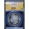 Image 1 : 1879-S MORGAN SILVER DOLLAR ANACS MS 63 OBV DMPL