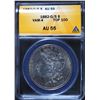 Image 1 : 1882-O/S MORGAN SILVER DOLLAR ANACS VAM 4 TOP 100 AU55
