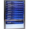Image 1 : 10 YEARS of U.S. PROOF SETS - 2000 thru 2009 - ALL ORIGINAL PACKAGING