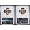 Image 2 : 1949 & 1951-D JEFFERSON NICKELS, NGC MS-66
