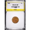 Image 1 : 1884 INDIAN HEAD CENT, LVCS GEM BROWN