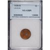 Image 1 : 1909-S LINCOLN CENT, CHOICE BU  KEY DATE! NNC GRADED