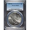 Image 1 : 1927-S PEACE SILVER DOLLAR, PCGS MS-63  BLAST WHITE!
