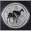 Image 1 : 2014 Australian 1 Kilo= (32.15 oz) Silver Year of the Horse Perth Mint .999 fine