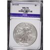 Image 1 : 2013-W AMERICAN SILVER EAGLE - BURNISHED ICGA PERFECT GEM BU
