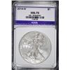 Image 1 : 2014-W AMERICAN SILVER EAGLE - BURNISHED ICGA PERFECT GEM BU