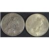 Image 2 : ( 2 ) 1925-S PEACE SILVER DOLLARS AU++
