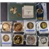Image 1 : 9 - AMERICAN MINT COINS; 2- CARSON CITY DOUBLE EAGLES REPLICAS, 3- PRESIDENTIAL