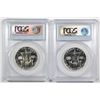 Image 2 : ( 2 ) 1963 FRANKLIN HALF DOLLARS, PCGS PR-67