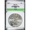 Image 1 : 2011 AMERICAN SILVER EAGLE, PCSS PERFECT GEM BU