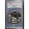 Image 1 : 2010 5 Oz. SILVER YELLOWSTONE NATIONAL PARKS QUARTER, PCGS CHOICE BU 1st STRIKE