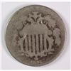 Image 1 : 1875 SHIELD NICKEL G KEY DATE