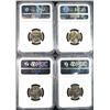 Image 2 : ( 2 ) 1956-D & ( 2 ) 1957-D JEFFERSON NICKELS, NGC MS-66  BETTER DATES