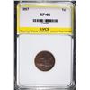Image 1 : 1857 FLYING EAGLE CENT, LVCS XF