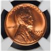 Image 2 : 1954-S LINCOLN CENT, NGC MS-67 RED
