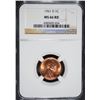 Image 1 : 1961-D LINCOLN CENT, NGC MS-66 RED  BETTER DATE