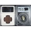 Image 2 : 1827 LARGE CENT NGC VF DETAILS & 2000-S MASS. SILVER QUARTER,PCGS PR-69 DCAM