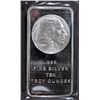 Image 1 : TEN OUNCE .999 SILVER BAR, INDIAN/BUFFALO DESIGN