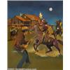 Image 1 : American Illustrator - Original Paperback Cover Art (c.1970).  Ace # 17010 - Drygulch Town -...