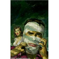 Carl Bobertz - Original Paperback Cover Art (1954). Published as  Dell First Edition #27 - N...