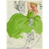 Image 1 : Al Buell (1910-1996) Original Pin-up / Glamour Art (1961). Appeared as "January" in the 1961 c...