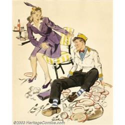 Gilbert Bundy (1911-1955) Original Magazine Story Illustration (1942).  American Magazine, f...