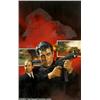 Image 1 : Danny Crouse - Original Paperback Cover Art (c.1992).  The Executioner #141 - Return to Terr...