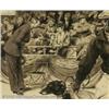 Image 1 : Floyd Davis (1896-1966) Original Magazine Story Illustration (c.1940).  The Saturday Evening...