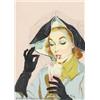 Image 1 : Gwen Fremlin - Original Illustration (c.1950).  American Weekly...