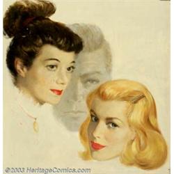 Al Freudeman - Original Magazine Story Illustration (1948).  Woman's Home Companion December...