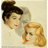 Image 1 : Al Freudeman - Original Magazine Story Illustration (1948).  Woman's Home Companion December...
