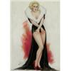 Image 1 : Cardwell S. Higgins (1902-1983) Original Pin-up / Glamour Art (1930). Toby Wing,  Reel Movie...
