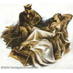 Cardwell S. Higgins (1902-1983) Original Magazine Story Illustration (1936)....