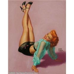 Earl Steffa Moran (1893-1984) Original Pin-up Art (c.1954). Judy Garland, published by the Bro...