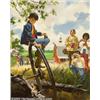 Image 1 : Mayo Olmstead - Original Calendar Art (c.1975)....