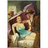 Image 1 : H. L. Parkhurst - Original Pulp Painting (1940). Spicy Detective for  Lady From Hell...