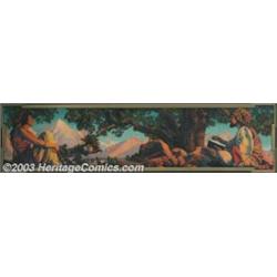 Maxfield Parrish (1870-1966) Vintage Print (1916).  The Rubaiyat...