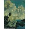 Image 1 : Maxfield Parrish (1870-1966) Vintage Print (1904).  Air Castles, for cover of  The Ladies'...