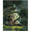 Image 1 : Maxfield Parrish (1870-1966) Vintage Print (1925).  The Knave, for  The Knave of Hearts...