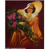 Image 1 : Laurette Patten - Original Pin-up / Glamour Art (1930-1940). Published as a calendar print, mo...