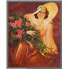 Image 2 : Laurette Patten - Original Pin-up / Glamour Art (1930-1940). Published as a calendar print, mo...