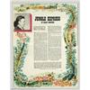 Image 2 : Leo Rackow - Original Magazine Story Illustration (1945). Titled:  Jungle Express...