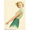 Image 1 : Lou Shabner - Original Pin-up / Glamour Art (c.1950)....