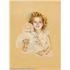 Charles Gates Sheldon (1889-1960) Original Magazine Cover Art (c.1935). Shirley Temple, probab...