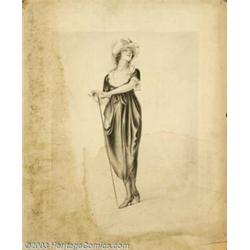 Charles Gates Sheldon (1889-1960) Original Illustration (1921). Fashion illustration published...