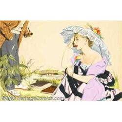 J. Fredrick Smith - Original Magazine Story Illustration (1950).  Woman's Home Companion May...