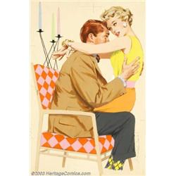 J. Fredrick Smith - Original Magazine Story Illustration (1954-55).  Better Living July, 195...