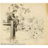 Image 1 : Raeburn Van Buren (1891-1987) Original Illustration (1934). A newspaper supplement cover or in...