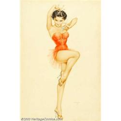 Alberto Vargas (1896-1982) Original Pin-up Art (c.1956)....